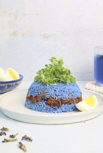 Blue Peruvian Arroz Tapado